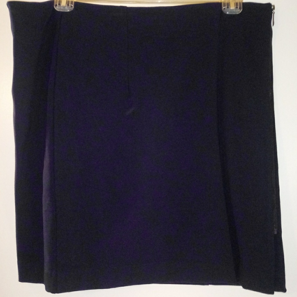Nick Verreos Navy Blue Skirt